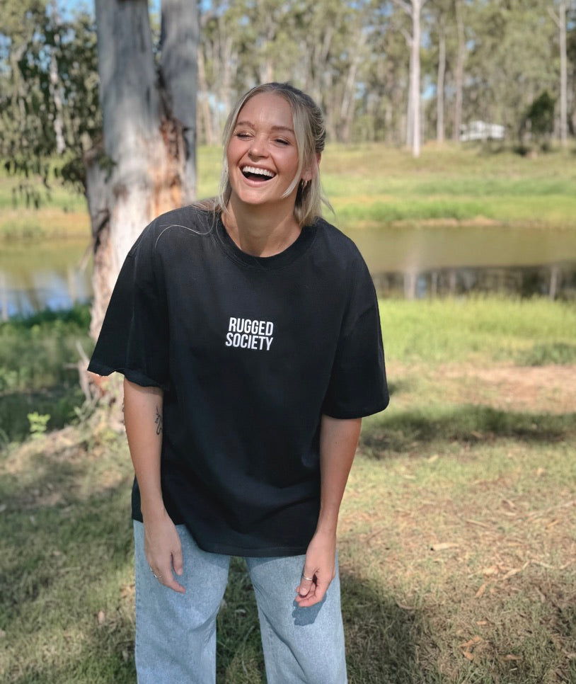 ADAPT & OVERCOME TEE - FADED BLACK