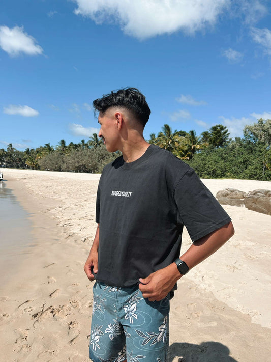 CLASSIC RUGGED TEE - FADED BLACK